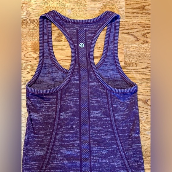 Lululemon🍋 Swiftly Tech Racerback Tank Size 2 Dark Adobe/White - Picture 6 of 7